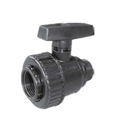 VALVOLA A SFERA IN ABS NERO MAS/FEM