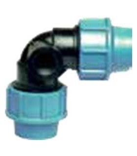 GOMITO 90° CON DERIVAZIONE LATERALE FEMMINA PN 16