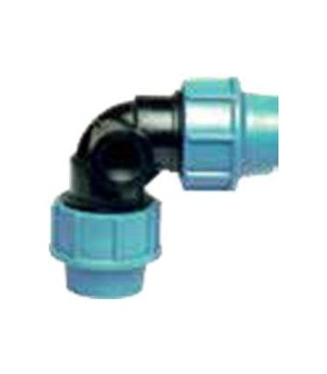 GOMITO 90° CON DERIVAZIONE LATERALE FEMMINA PN 16