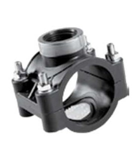 PRESA A STAFFA PN16 CON ANELLO DI RINFORZO